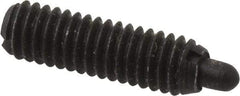 Gibraltar - M4 x 0.7, 13mm Thread Length, 2.5mm Plunger Projection, Steel Threaded Spring Plunger - 1.78mm Max Plunger Diam, 0.23 Kg Init End Force, 1.81 Kg Final End Force - Industrial Tool & Supply