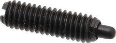 Gibraltar - M4 x 0.7, 13mm Thread Length, 2.5mm Plunger Projection, Steel Threaded Spring Plunger - 1.78mm Max Plunger Diam, 0.23 Kg Init End Force, 0.91 Kg Final End Force - Industrial Tool & Supply