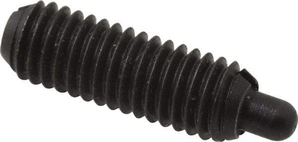 Gibraltar - M5 x 0.8, 14.5mm Thread Length, 3mm Plunger Projection, Steel Threaded Spring Plunger - 2.36mm Max Plunger Diam, 0.14 Kg Init End Force, 1.36 Kg Final End Force - Industrial Tool & Supply