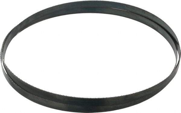 Starrett - 14 TPI, 7' 5" Long x 1/2" Wide x 0.025" Thick, Welded Band Saw Blade - Carbon Steel, Toothed Edge, Raker Tooth Set, Flexible Back, Contour Cutting - Industrial Tool & Supply