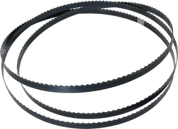 Starrett - 4 TPI, 7' 9" Long x 1/2" Wide x 0.025" Thick, Welded Band Saw Blade - Carbon Steel, Toothed Edge, Flexible Back, Contour Cutting - Industrial Tool & Supply