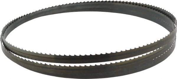 Starrett - 4 TPI, 7' 9-1/2" Long x 1/2" Wide x 0.025" Thick, Welded Band Saw Blade - Carbon Steel, Toothed Edge, Raker Tooth Set, Flexible Back, Contour Cutting - Industrial Tool & Supply
