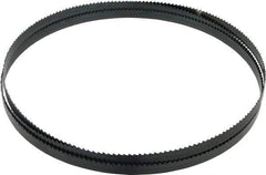 Starrett - 6 TPI, 7' 9-1/2" Long x 1/2" Wide x 0.025" Thick, Welded Band Saw Blade - Carbon Steel, Toothed Edge, Raker Tooth Set, Flexible Back, Contour Cutting - Industrial Tool & Supply