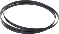 Starrett - 14 TPI, 7' 9-1/2" Long x 1/2" Wide x 0.025" Thick, Welded Band Saw Blade - Carbon Steel, Toothed Edge, Raker Tooth Set, Flexible Back, Contour Cutting - Industrial Tool & Supply