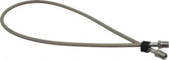 Made in USA - 36" OAL, 1/4" ID, 3,000 Max psi, Flexible Metal Hose Assembly - Industrial Tool & Supply