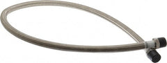 Made in USA - 48" OAL, 5/8" ID, 1,200 Max psi, Flexible Metal Hose Assembly - Industrial Tool & Supply