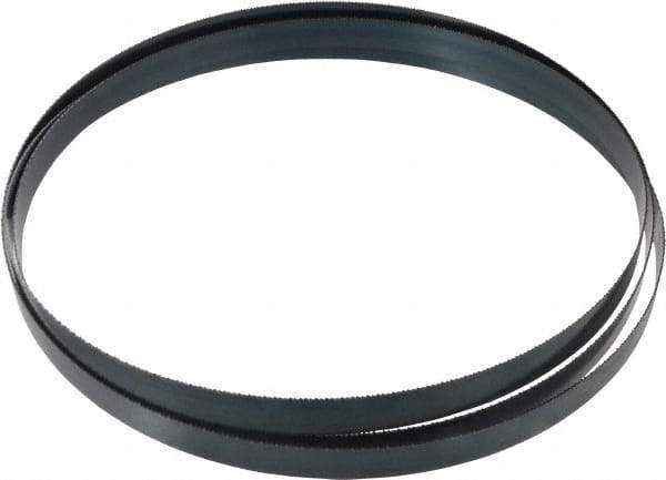 Starrett - 14 TPI, 8' 11" Long x 3/4" Wide x 0.032" Thick, Welded Band Saw Blade - Carbon Steel, Toothed Edge, Raker Tooth Set, Flexible Back, Contour Cutting - Industrial Tool & Supply