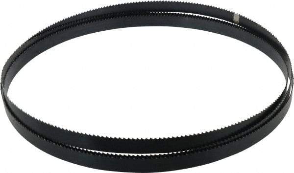 Starrett - 6 TPI, 10' 5" Long x 3/4" Wide x 0.032" Thick, Welded Band Saw Blade - Carbon Steel, Toothed Edge, Raker Tooth Set, Flexible Back, Contour Cutting - Industrial Tool & Supply