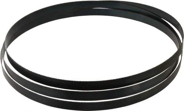 Starrett - 14 TPI, 10' 8" Long x 3/4" Wide x 0.032" Thick, Welded Band Saw Blade - Carbon Steel, Toothed Edge, Raker Tooth Set, Flexible Back, Contour Cutting - Industrial Tool & Supply