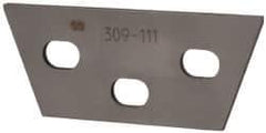 Kennametal - 1/8" Insert Width, Cutoff & Grooving Support Blade for Indexables - 1-1/2" Max Depth of Cut, 1/8" Blade Width - Industrial Tool & Supply
