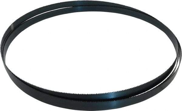 Starrett - 10 TPI, 11' 6" Long x 3/4" Wide x 0.032" Thick, Welded Band Saw Blade - Carbon Steel, Toothed Edge, Raker Tooth Set, Flexible Back, Contour Cutting - Industrial Tool & Supply