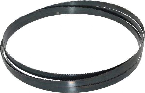Starrett - 10 TPI, 12' 6" Long x 1/2" Wide x 0.025" Thick, Welded Band Saw Blade - Carbon Steel, Toothed Edge, Raker Tooth Set, Flexible Back, Contour Cutting - Industrial Tool & Supply