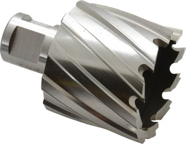 Hougen - 1-11/16" Diam x 1" Deep High Speed Steel Annular Cutter - Industrial Tool & Supply