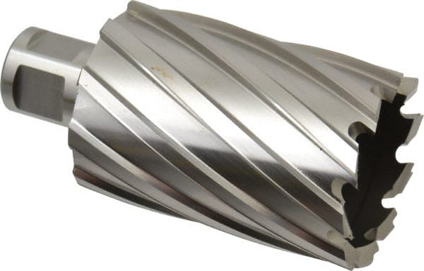 Hougen - 1-11/16" Diam x 2" Deep High Speed Steel Annular Cutter - Industrial Tool & Supply