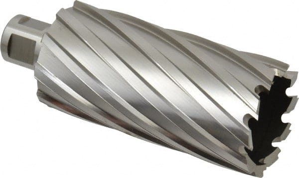 Hougen - 1-11/16" Diam x 3" Deep High Speed Steel Annular Cutter - Industrial Tool & Supply