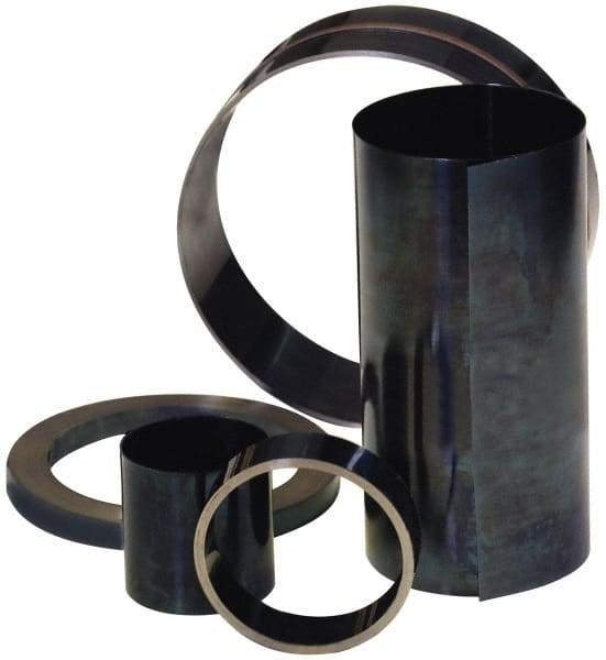 Value Collection - 12-3/8" Wide x 24" Long x 0.042" Thick, Spring Steel Sheet - Grade 1095 Blue Tempered - Industrial Tool & Supply