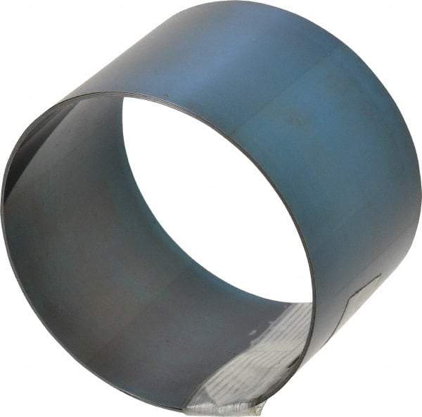 Value Collection - 0.003 Inch Thick x 2 Inch Wide x 7 Ft. Long, Spring Steel Coil - 1095 Blue Tempered Steel - Industrial Tool & Supply