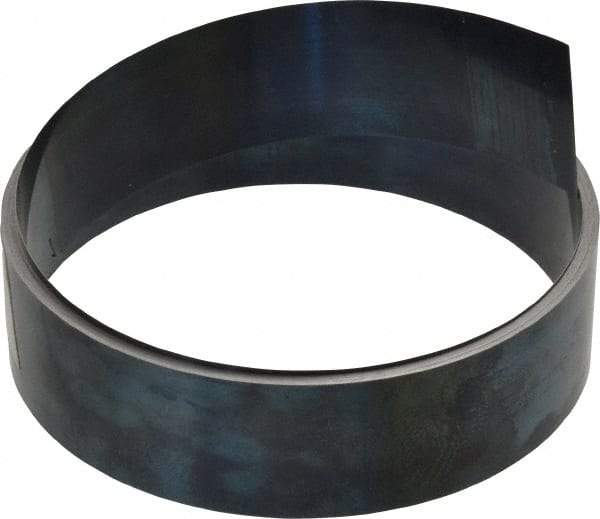 Value Collection - 0.004 Inch Thick x 1 Inch Wide x 16 Ft. Long, Spring Steel Coil - 1095 Blue Tempered Steel - Industrial Tool & Supply