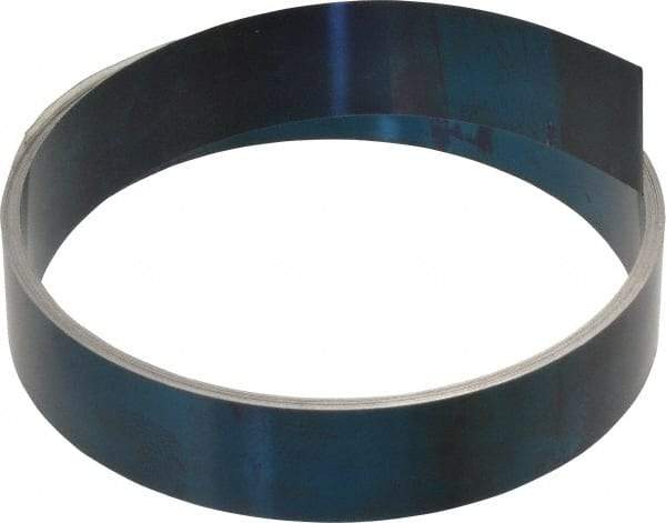 Value Collection - 0.005 Inch Thick x 3/4 Inch Wide x 17 Ft. Long, Spring Steel Coil - 1095 Blue Tempered Steel - Industrial Tool & Supply
