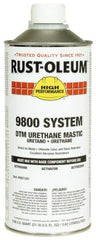 Rust-Oleum - 1 Gal Gloss Alumi-NON Urethane Mastic - 162 to 274 Sq Ft/Gal Coverage, <340 g/L VOC Content, Direct to Metal - Industrial Tool & Supply