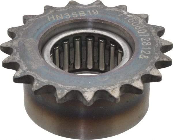 Browning - 2.47" Outside Diam, Steel, Chain Idler Sprocket - Chain Size 35 - Industrial Tool & Supply