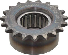 Browning - 2.47" Outside Diam, Steel, Chain Idler Sprocket - Chain Size 35 - Industrial Tool & Supply