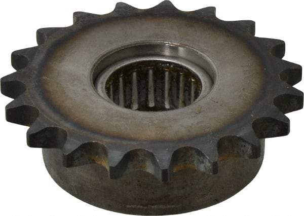 Browning - 3.28" Outside Diam, Steel, Chain Idler Sprocket - Chain Size 40 - Industrial Tool & Supply
