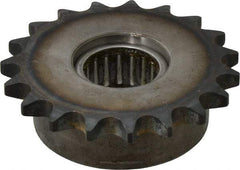 Browning - 3.28" Outside Diam, Steel, Chain Idler Sprocket - Chain Size 40 - Industrial Tool & Supply