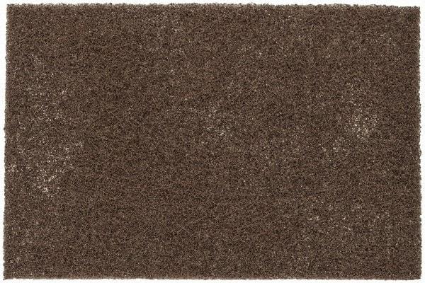 3M - Coarse Grade, Aluminum Oxide Hand Pad - Tan, 6" Wide x 9" Long, Nonwoven - Industrial Tool & Supply