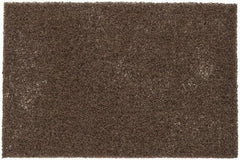 3M - Coarse Grade, Aluminum Oxide Hand Pad - Tan, 6" Wide x 9" Long, Nonwoven - Industrial Tool & Supply