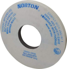 Norton - 14" Diam x 5" Hole x 1" Thick, H Hardness, 60 Grit Surface Grinding Wheel - Aluminum Oxide, Type 1, Medium Grade, 1,800 Max RPM, Vitrified Bond, No Recess - Industrial Tool & Supply