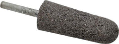 Norton - 1" Head Diam x 2-3/4" Thickness, A3, Tree End, Zirconia Alumina Mounted Point - Very Coarse Grade, 24 Grit, 15,530 RPM - Industrial Tool & Supply