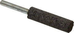 Norton - 1/2" Head Diam x 2" Thickness, W189, Cylinder End, Zirconia Alumina Mounted Point - Very Coarse Grade, 24 Grit, 26,830 RPM - Industrial Tool & Supply
