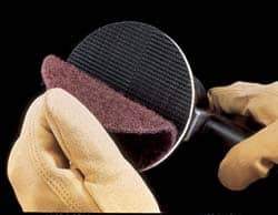 3M - 8" Diam, Silicon Carbide Hook & Loop Disc - Super Fine Grade, Nonwoven, Series SC-DH - Industrial Tool & Supply