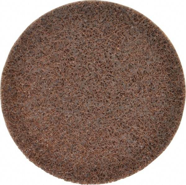 3M - 4-1/2" Diam, Aluminum Oxide Hook & Loop Disc - Coarse Grade, Nonwoven, Series SC-DH - Industrial Tool & Supply