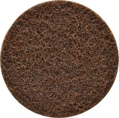 3M - 4" Diam, Aluminum Oxide Hook & Loop Disc - Coarse Grade, Nonwoven, Series SC-DH - Industrial Tool & Supply