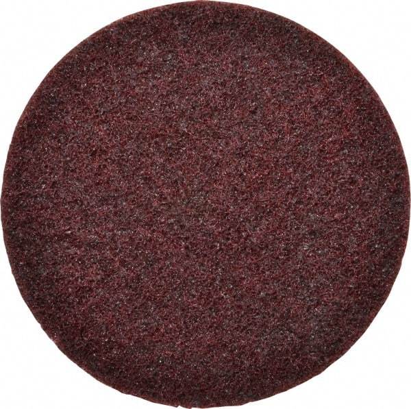 3M - 4-1/2" Diam, Aluminum Oxide Hook & Loop Disc - Medium Grade, Nonwoven, Series SC-DH - Industrial Tool & Supply
