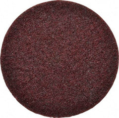 3M - 4-1/2" Diam, Aluminum Oxide Hook & Loop Disc - Medium Grade, Nonwoven, Series SC-DH - Industrial Tool & Supply