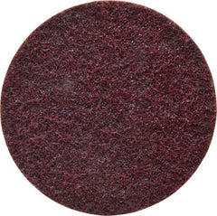 3M - 4" Diam, Aluminum Oxide Hook & Loop Disc - Medium Grade, Nonwoven, Series SC-DH - Industrial Tool & Supply