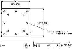 Parker - 25 Kg Capacity, M4 Mount Hole, 75mm Travel, Ball Bearing Slide Table - 14 Mounting Holes, 101.6mm Long x 44.4mm Wide x 19mm High - Industrial Tool & Supply
