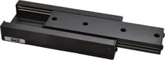 Parker - 122 Lb. Capacity, 10-32 Mount Hole, 4" Travel, Ball Bearing Slide Table - Single Axis, 12 Mounting Holes, 6" Long x 2.62" Wide x 1" High - Industrial Tool & Supply