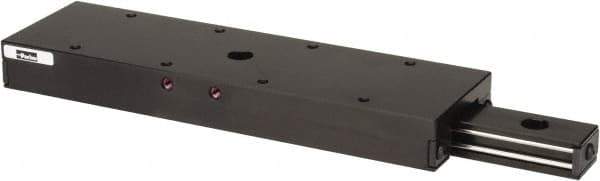 Parker - 154 Lb. Capacity, 10-32 Mount Hole, 6" Travel, Ball Bearing Slide Table - Single Axis, 12 Mounting Holes, 9" Long x 2.62" Wide x 1" High - Industrial Tool & Supply