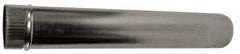 Made in USA - 3" ID, Galvanized Round Pipe - 24" Long, 26 Gage - Industrial Tool & Supply