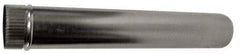 Made in USA - 9" ID, Galvanized Round Pipe - 24" Long, Standard Gage - Industrial Tool & Supply