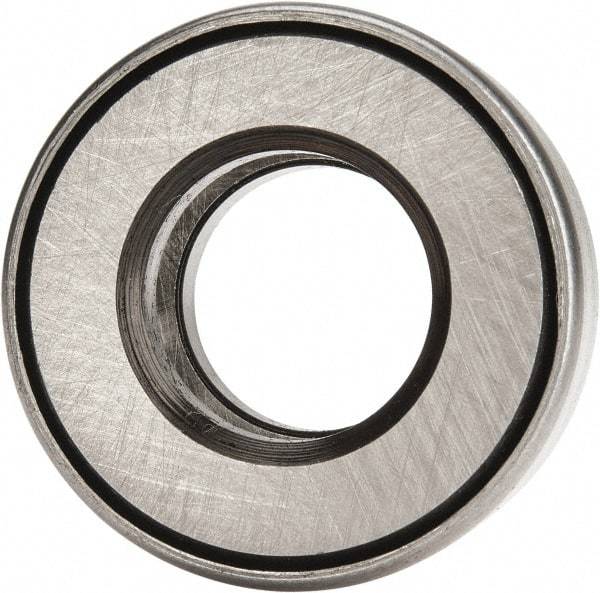 INA Bearing - 5/8" Inside x 1.344" Outside Diam, 5/8" Thick, Steel Ball Thrust Bearing - 6,700 Lbs. Static Capacity, 4,100 Max Pressure x Velocity - Industrial Tool & Supply