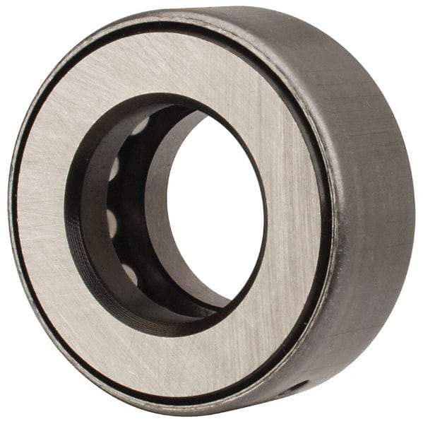 INA Bearing - 3/4" Inside x 1-15/32" Outside Diam, 5/8" Thick, Steel Ball Thrust Bearing - 7,300 Lbs. Static Capacity, 4,250 Max Pressure x Velocity - Industrial Tool & Supply