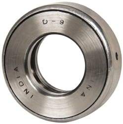 INA Bearing - 1" Inside x 1.969" Outside Diam, 5/8" Thick, Steel Ball Thrust Bearing - 13,100 Lbs. Static Capacity, 6,700 Max Pressure x Velocity - Industrial Tool & Supply