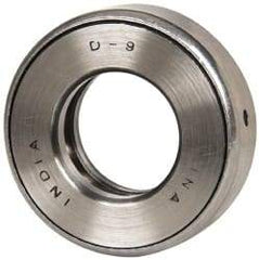 INA Bearing - 1" Inside x 1.969" Outside Diam, 5/8" Thick, Steel Ball Thrust Bearing - 13,100 Lbs. Static Capacity, 6,700 Max Pressure x Velocity - Industrial Tool & Supply