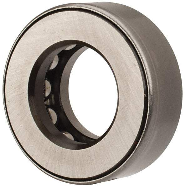 INA Bearing - 1-1/16" Inside x 1.969" Outside Diam, 3/4" Thick, Steel Ball Thrust Bearing - 15,100 Lbs. Static Capacity, 8,500 Max Pressure x Velocity - Industrial Tool & Supply