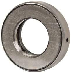 INA Bearing - 1-1/4" Inside x 2-11/32" Outside Diam, 5/8" Thick, Steel Ball Thrust Bearing - 15,700 Lbs. Static Capacity, 7,200 Max Pressure x Velocity - Industrial Tool & Supply